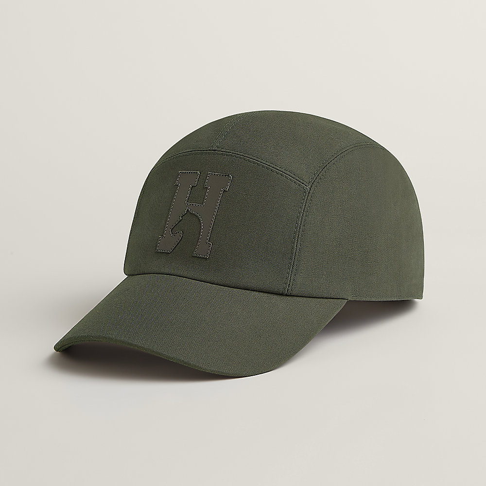 Casquette Plate Hermès « Texas Dream » - Taille S, Couleur Bleu, Matière Coton/lin/polyester, Neuve Avec étiquettes